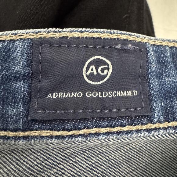 AG Adriano Goldschmied Stevie Ankle Jeans Womens 28R Blue Slim Straight Denim - Picture 6 of 12